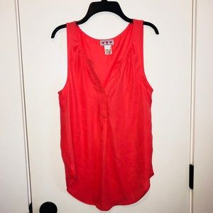 Bright Pink Sleeveless Top